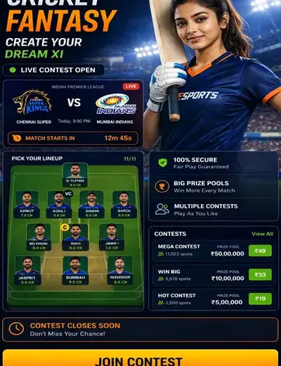 WwwMostPlay (MostPlay) fantasy cricket & matchday visual 3